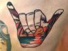 Tattoo Hand Beach